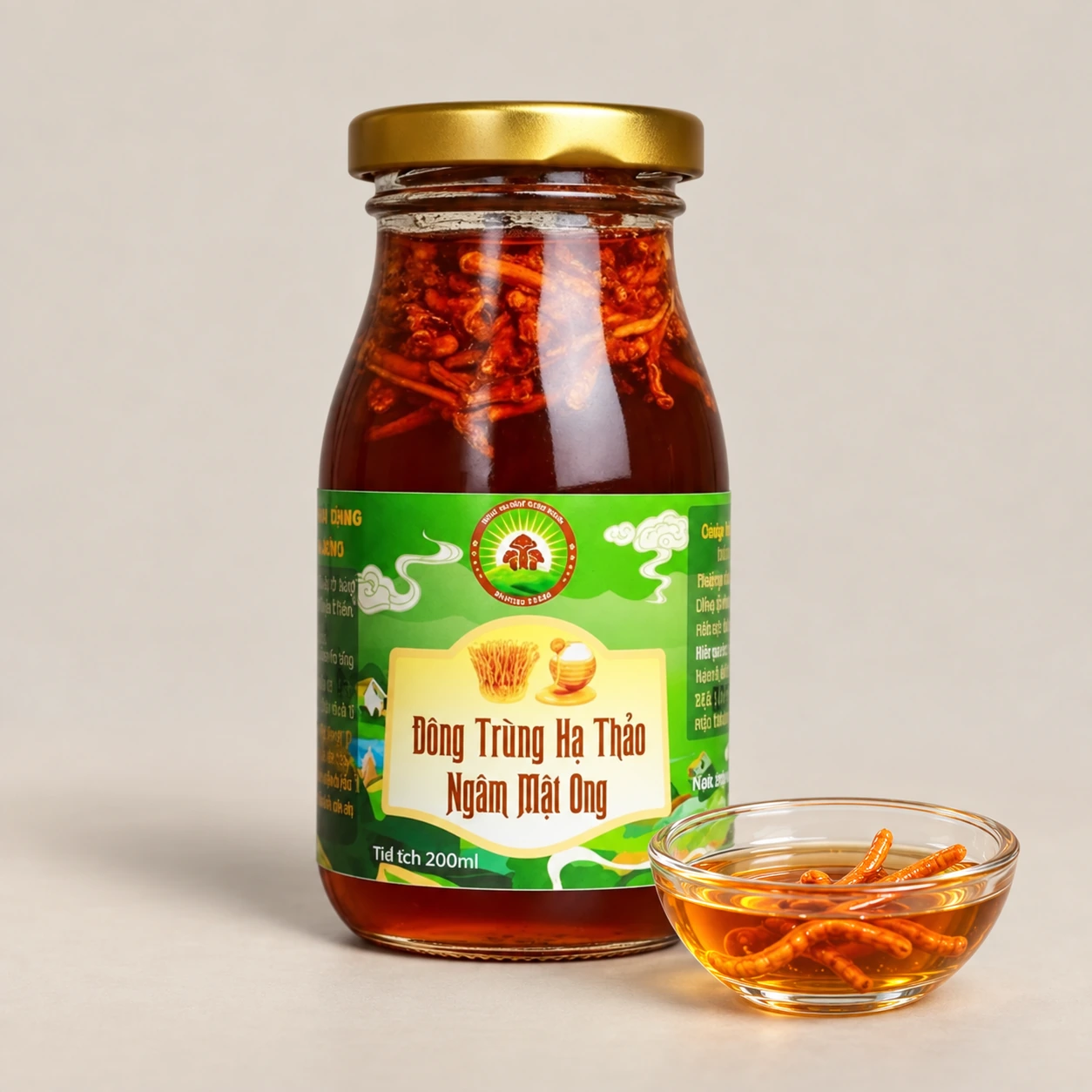 Đông Trùng Hạ Thảo Ngâm Mật Ong